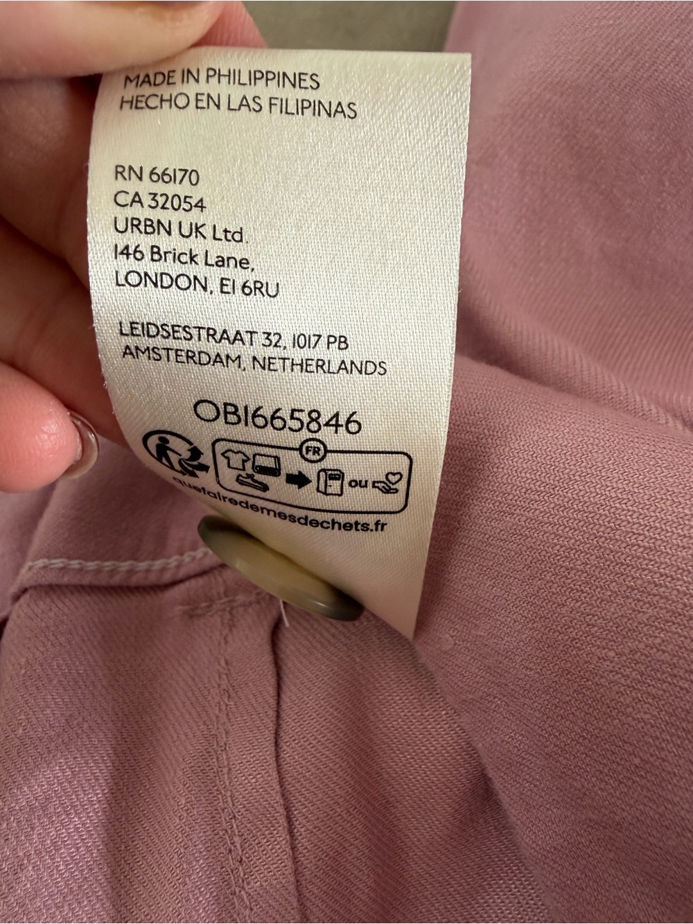 Maeve Colette European Linen Stretch Wide Leg Pants Lilac size 30 - Picture 8 of 8